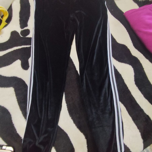 Renato Balestra Black Velvet Sweatpants like new, size M