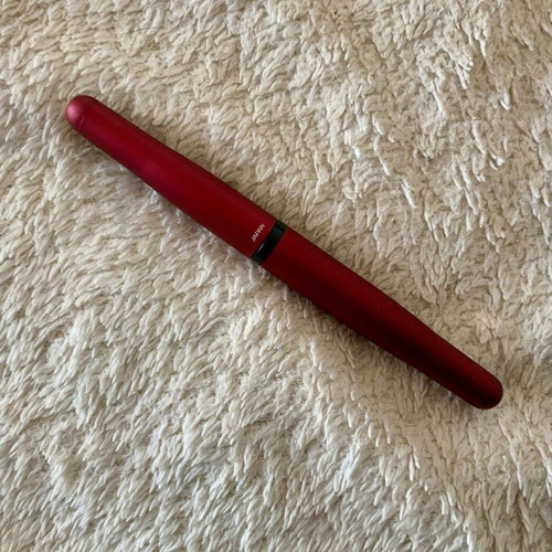 Tombow Japan pen used, collectible, burgundy metal finish