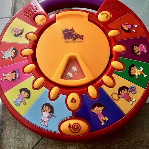 AS Dora the Explorer electronic activity game with plush toy, vintage 2008