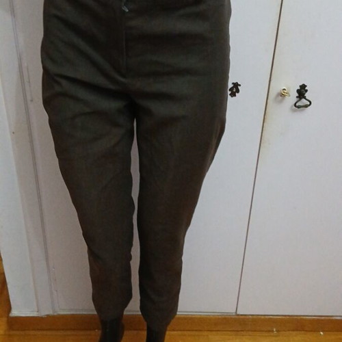 Women's pants used, size M 38 10, brown, five-pocket