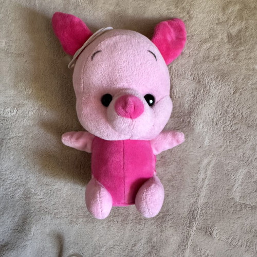 Winnie the Pooh Piglet plushie used, window sticker