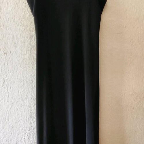 Black spaghetti strap dress used, size S