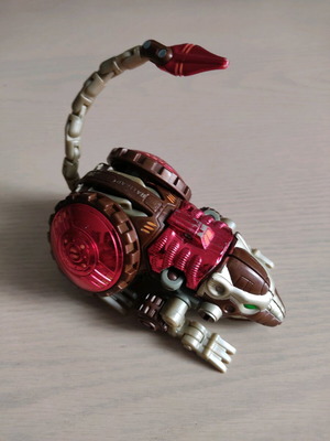 Beast Wars Ratrap figure used, mouse form