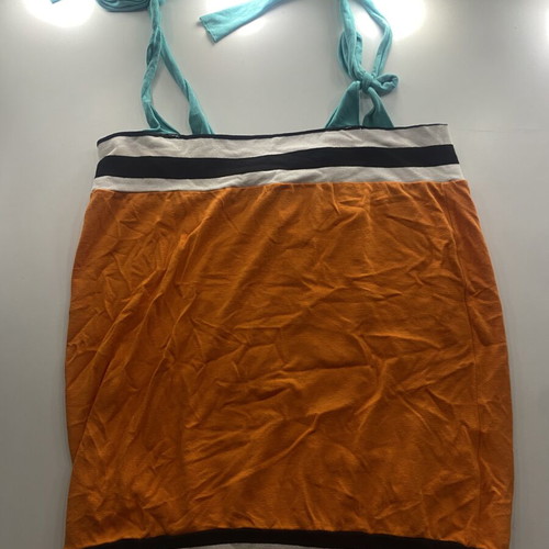 BSB blouse like new, size S, black and orange