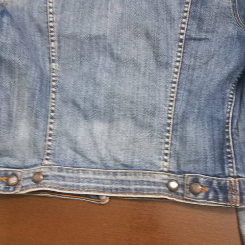 Denim jackets used, set of 2, blue