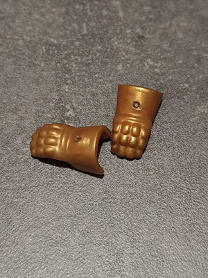 Playmobil gold armor gloves