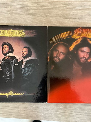 Bee Gees Children of the World and Spirits Having Flown LPs used, disco era