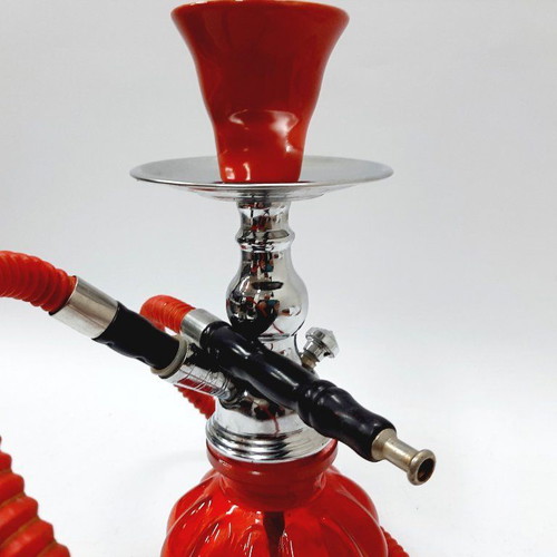 Small hookah red with hose like new