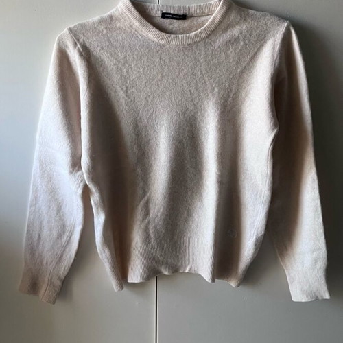 Sergio Tacchini wool sweater size M beige like new