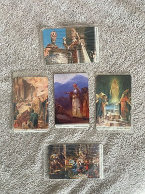 Armenian cards like new, pack of 5 (4 sealed, 1 opened)