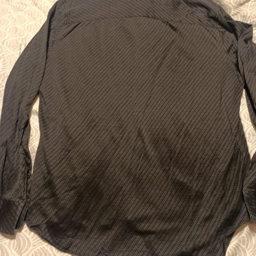 Emporio Armani shirt like new, size Large, black/grey