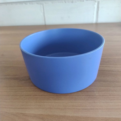 Blue ceramic flowerpot like new, diameter 18 cm, height 8 cm