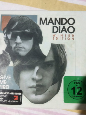 Mando Diao Give Me Fire! Winter Edition 2CD+DVD Deluxe Edition boxset like new