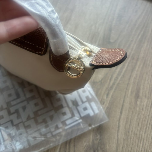 Longchamp mini bag, beige