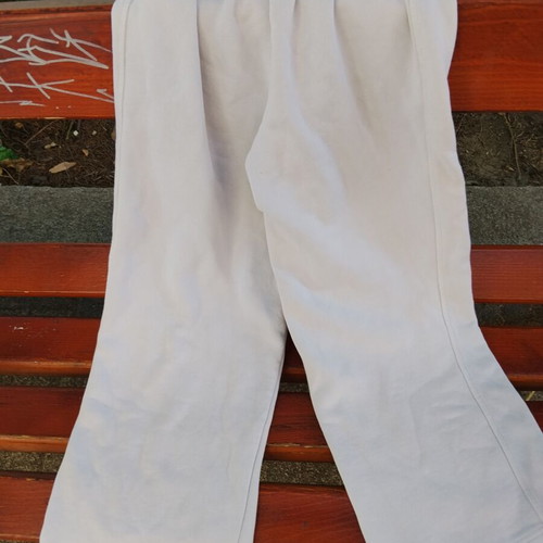 Zara Kids παιδικό αθλητικό παντελόνι με φαρδιά γραμμή μεταχειρισμένο, μέγεθος 11-12 ετών, ανοιχτό γκρι