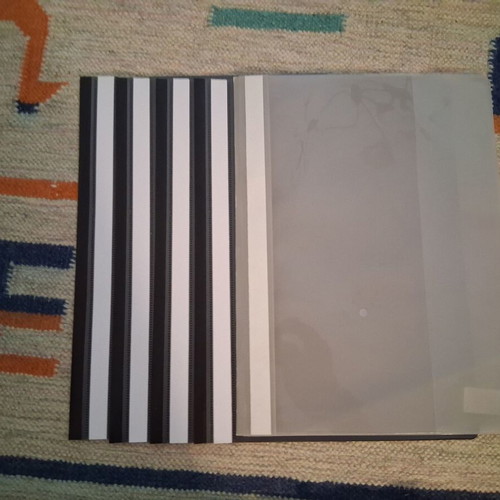 Filing folders used, 16 pcs with metal clip