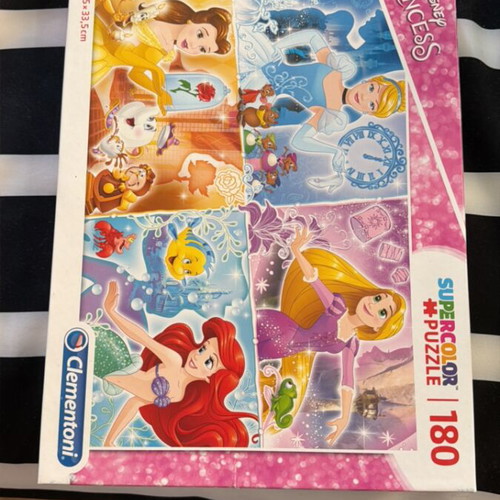 Disney Princess Puzzle 180 pieces like new by Clementoni