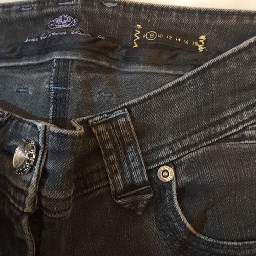 River Island women's black jeans used, straight fit