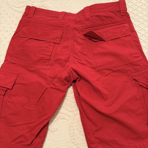 Napapijri men's bermuda shorts red, like new, size S
