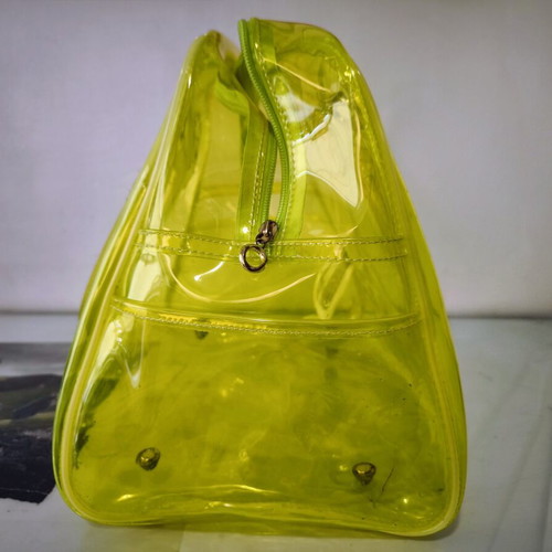Pull&Bear transparent yellow handbag