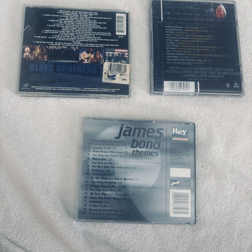 Classic Movie Soundtracks CD bundle used with Matrix, James Bond, Blues Brothers