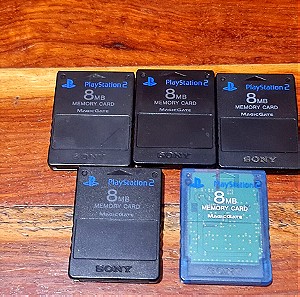 PS2 MEMORY CARDS