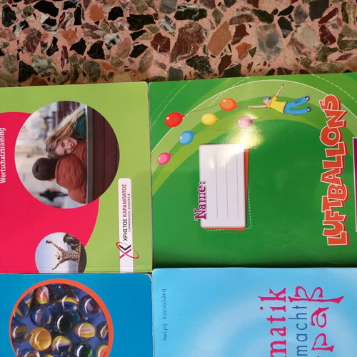German language books used with notes