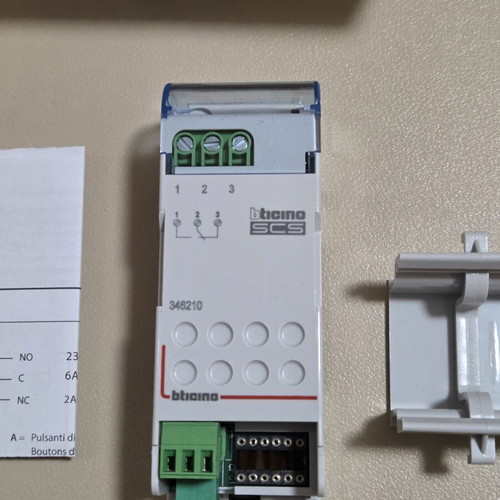 BTicino 346210 relay actuator module for 2-wire SCS BUS systems