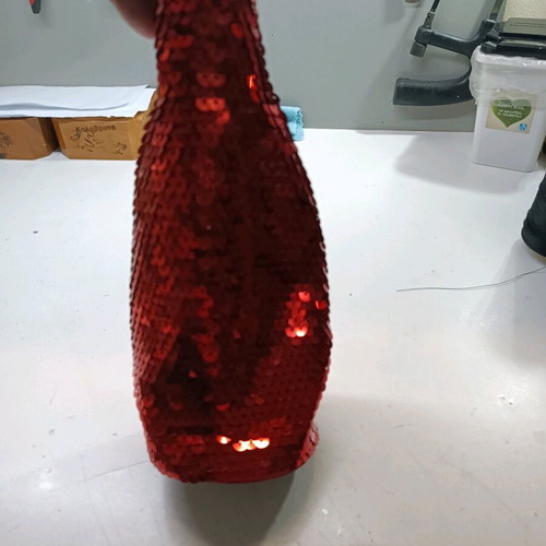 Collectible Absolut Vodka Red Disco Edition bottle case like new