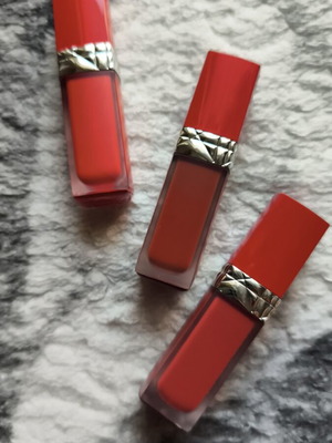 Dior lipstick set 749, 707, 635
