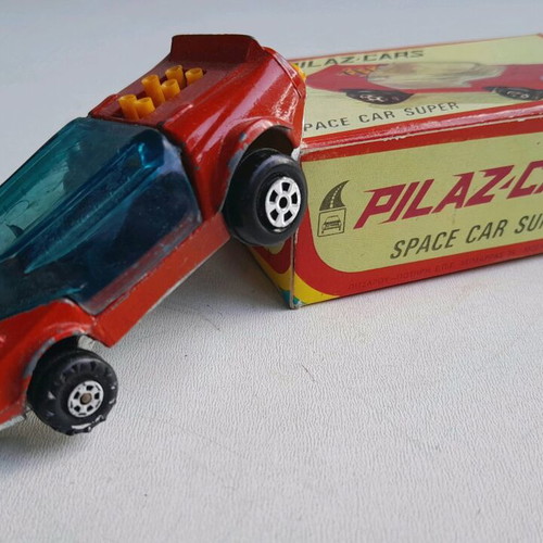 Pilaz Space Car metal die cast toy car new from the 70s