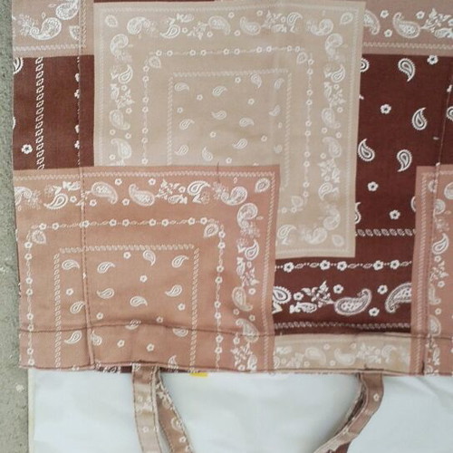 Bag women's fabric brown new