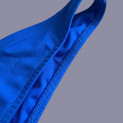 Bluepoint Brazilian high leg swimsuit, blue