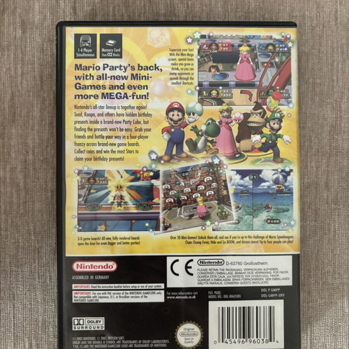Mario Party 4 Nintendo GameCube English box and cover only, used
