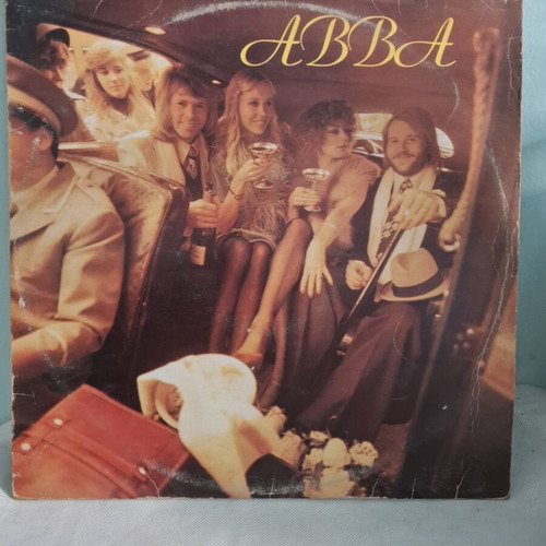 Abba vinyl records used, set of 6