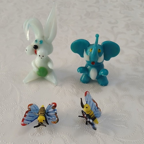 Murano vintage collectible miniature figurines