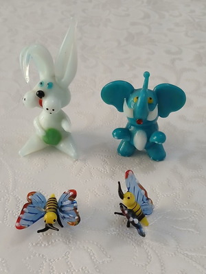 Murano vintage collectible miniature figurines