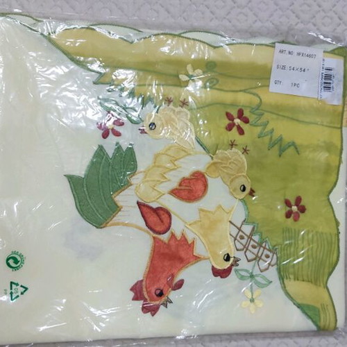 Easter tablecloth new 1.35x1.35