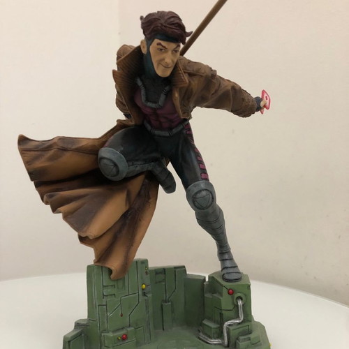 Gambit X-Men Jim Lee Statue Modern Era 8 Inches new