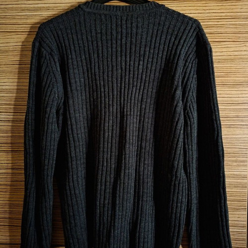 Zara wool sweater XL used, black