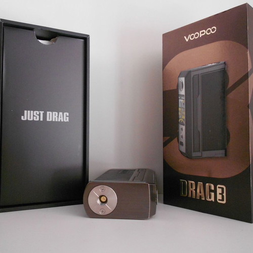 Voopoo Drag 3 177W Grey and Hellvape Dead Rabbit V2 RTA Gun Metal