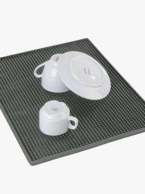 Wenko Dish Dryer like new, plastic, green-gray, 44x30 cm