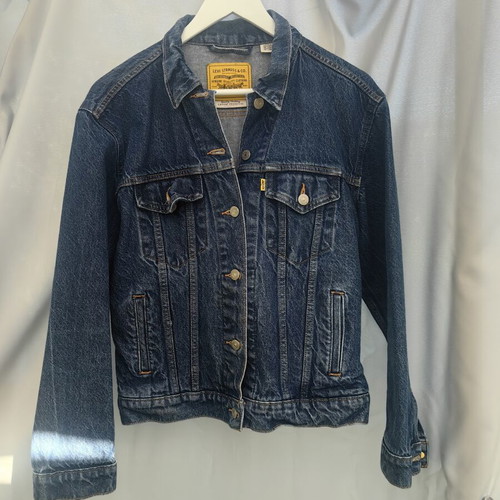 Levi's denim jacket used, limited Peanuts series, size S, blue