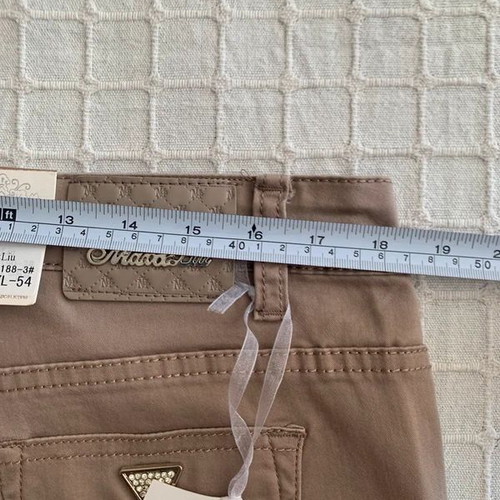 Max & Liu pants 4XL beige, elastic