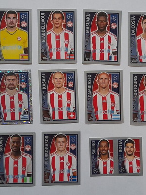 Champions League 2015-16 πληρες σετ ομαδας Olympiacos FC σαν καινούργιο