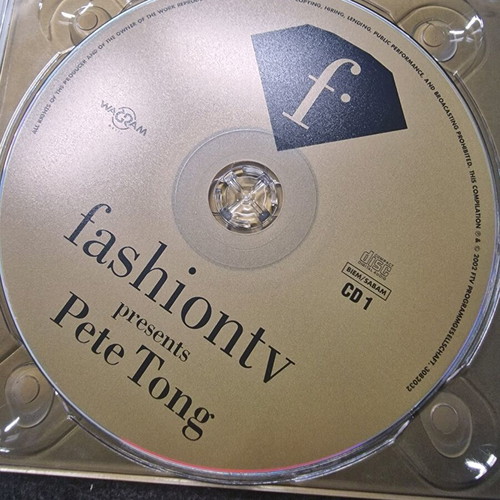 Pete Tong Fashion TV Presents Pete Tong CD like new, electronic