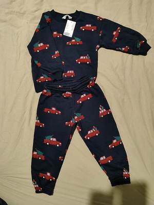 H&M Kids' Tracksuit Set 2-3 Years New Blue Multicolor