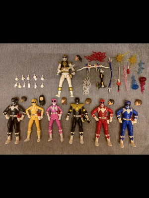 Hasbro Power Rangers figures team set
