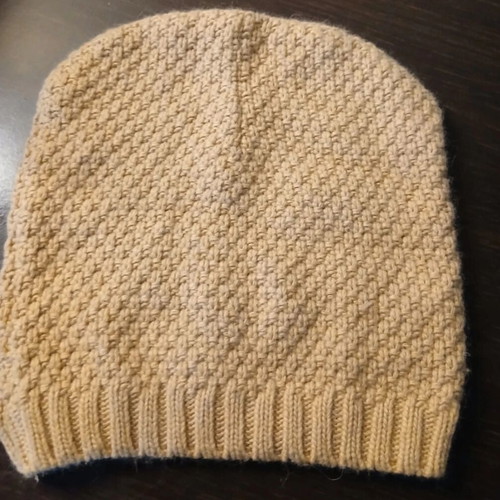 Calvin Klein wool hat like new, beige, one size