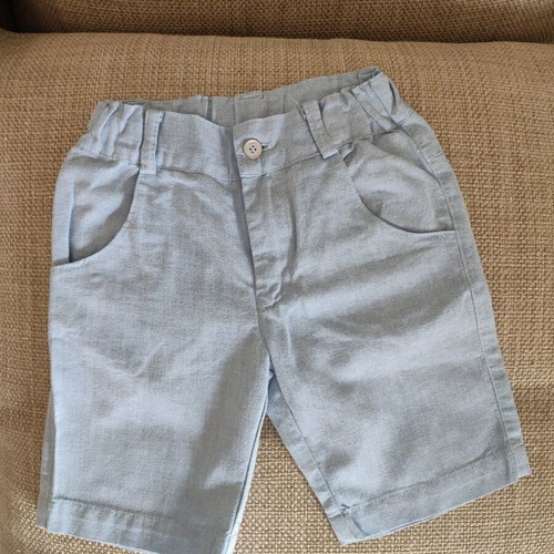 Lapin House shorts for boy 18 months, new, 100% cotton light blue